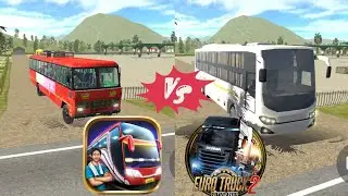 Bus Driving Indonesia Vs Euro Truck Simulator 2 || Comparision Video Part - 1