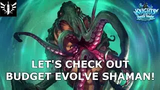 Budget Evolve Shaman Easy Win! - [Hearthstone: Knights of the Frozen Throne]