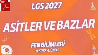 ASİTLER ve BAZLAR | LGS 2026 | FEN BİLİMLERİ 8. SINIF #fenbilimleri   #lgs2026 #asitlervebazlar
