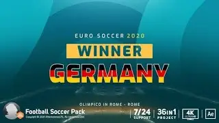 Top After Effects Projects: Euro Soccer 2020 + Free Font