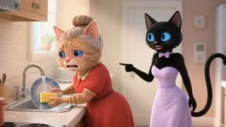 Cat mother-in-law and cat daughter-in-law conflict💔- Part 4| cat videos #aianimation #cats #cat #ai