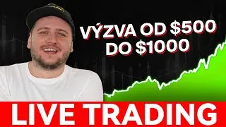 💸 VÝZVA Z $500 NA $1000 PRIAMO | 💰 LIVE TRADING CRYPTO!