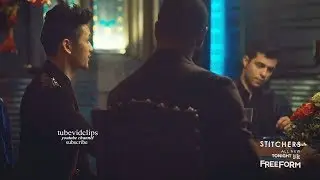 Shadowhunters 2x14  Magnus Alec with Luke Raphael Meliorn Cabinet Meeting  Season 2 Episode 14