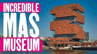 Most Beautiful Museum Antwerpen Belgium | Museum Aan de Stroom | 4K Antwerpen