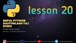 #20.py_kurs_Funksiyalar argumentlari, Return operatori, Rekursiya, Lambada funksiyalari