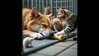 bone steal 5 #animalvideos #cat #suncats #animallovers #kitten #catlovers #petlovers #cuteanimals