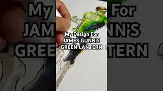My Design For James Gunn&rsquo;s Green Lantern - #drawing #art #jamesgunn #dcu #fyp