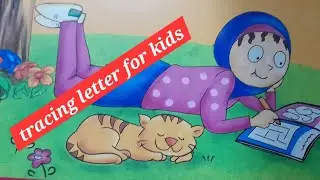 learn how to trace on dots | tracing letter| for pre-schoolers | writing for kids| alphabet writing