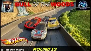HOT WHEELS RACING: BULL OF THE WOODS RND 13: #diecastracing #hotwheels