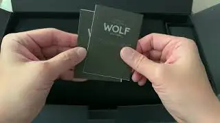 WOLF Double Cub automatic watch winder unboxing