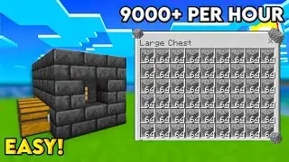 Minecraft Super Easy Cobblestone Generator - Simple, Unlimited! Minecraft 1.20 Bedrock + Java