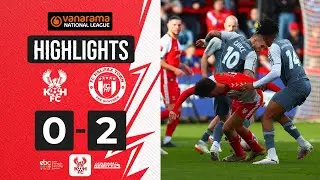 📺 HIGHLIGHTS | 6 Apr 24 | Harriers 0-2 FC Halifax Town