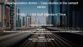 GCCA at COP28 - Decarbonisation Action &ndash; Case studies in the cement sector
