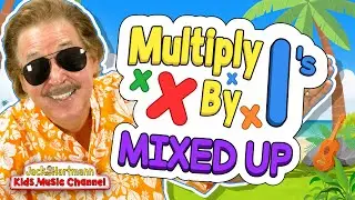 Multiply by 1's! | All Mixed Up | Multiply By Music | Jack Hartmann