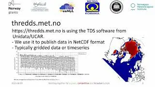 A brief introduction on the netCDF file format, the OPeNDAP protocol and THREDDS Data server