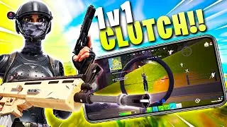 I've Got My First 1v1 Clutch in Fortnite Mobile🔥