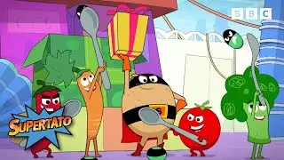 🔴LIVE: Exciting Adventure with BRAVE Superhero Vegetables 🎉🥔 Supertato Official for Kids