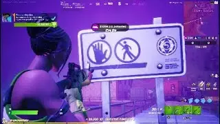 Fortnite | Place warning signs (Legendary Quest)