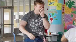 Burrito Brawl - Shayne vs Angela | Smosh Summer Games: Class of 2005