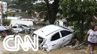 Veja o antes e depois de locais atingidos pelo temporal em Petrópolis | CNN PRIME TIME