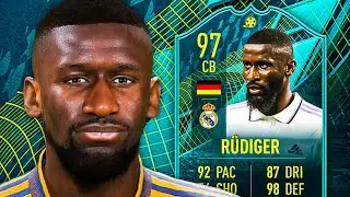 ЛУЧШИЙ ЦЗ В FIFA 22?! 😱 97 моментов. Обзор игрока Рюдигера &mdash; FIFA 22 Ultimate Team