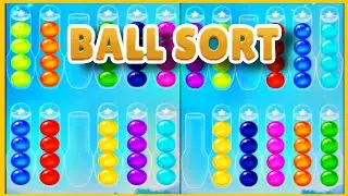 color ball sort wooden puzzle (level 1950-1957) #relaxing #gaming