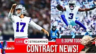 Good Dallas Cowboys News On Brandon Aubrey's Contract And George Pickens News!