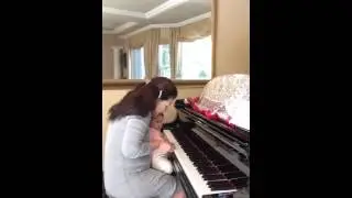 Baby's First Piano Lesson