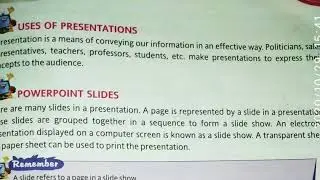 Class-5th | Computer | Chapter-7 (Know more about MS PowerPoint)