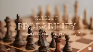 Probability rules | Chapter 4