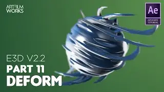 How to use Deform in Element 3D V2.2 | Part 11 | After Effects Hindi Tutorial