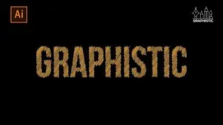Scribble Text Effect in Illustrator | Adobe illustrator tutorial
