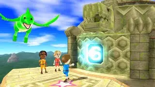 Wii Party Series Board Game Island- Guest B vs Eddy vs Hiromasa vs GeorgeHiromasa(Master Difficulty)