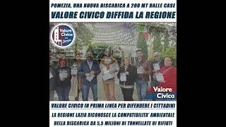Valore Civico diffida la Regione Lazio