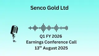 Senco Gold Ltd Q1 FY 2026 Earnings Conference Call