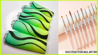 testing NAIL ART brushes from AMAZON | doing INSTAGRAM nail art