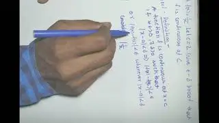 Prove continuity using epsilon-delta definition.