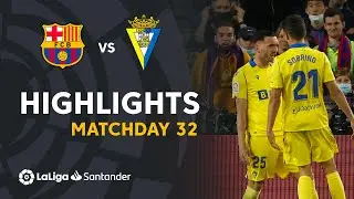 Resumen de FC Barcelona vs C&aacute;diz CF (0-1)