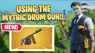 The MYTHIC Drum Gun!! 12 Elims!! - Fortnite: Battle Royale Gameplay