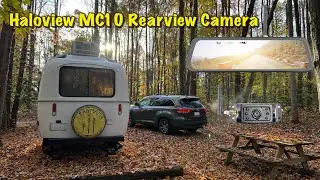 Haloview MC10 Rearview Camera on a Casita