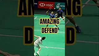 Badminton Amazing Defend Netplay Intense Rally Jump Smash Slow Motion #badminton