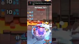 Great Defence 🔥 #clashroyale