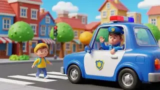 Ultimate Police Car ABC Patrol Song for Kids | Learn Alphabet & Fun Vehicle Nursery Rhymes 🚓🎶👮&zwj;♂️