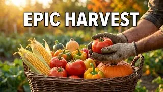 EPIC Garden Harvest: From Seed to Table Time-Lapse!