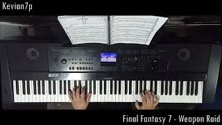 69. Weapon Raid - Final Fantasy 7 OST - Piano Solo