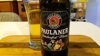 Paulaner Oktoberfest Wiesn (6.0% ABV) DJs BrewTube Beer Review #842