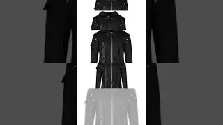Gothic Punk-Style Long Belted Costume Jacket #gothicstyle #gothicmodel #gothic #hipster #jacket