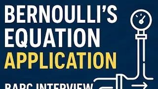 Bernoulli&rsquo;s Equation Application | BARC Interview Question Explained
