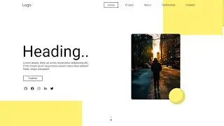 Part - 1 How to create Header and navbar | Single Page Website | HTML | CSS | JS | Techy programmers
