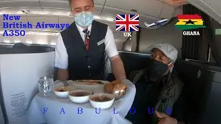 New British Airways A350 Business Class Review || From London UK to Accra Ghana ||